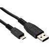 Hamlet Cavo da USB Tipo A maschio a Micro USB Tipo B maschio da 1,5 m nero