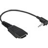 GN AUDIO Jabra QD/3.5 mm QD 3,5 mm Nero cavo di interfaccia e adattatore