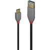 Lindy Cavo Adattatore Lindy USB 3.1 Typ C an A Anthra Line 0.15m [36895]