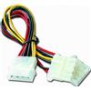 Gembird Cavo Gembird (Molex 4-pin - Molex 4-pin ; 0 15 m; nero) [CC-PSU-1]