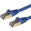 StarTech.com Cavo di Rete Ethernet Cat6a - Cavo Schermato STP da 1m - Blu