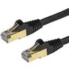 StarTech.com Cavo di Rete Ethernet Cat6a - Cavo Schermato STP da 3m - Nero