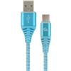 Ibox Cavo iBox USB 2.0 TYP C 2A 1M Blu [IKUMTCB]