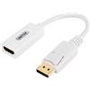 Unitek Adattatore displayport Unitek a HDMI 4K Bianco [Y-6332]