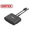 Unitek Adattatore Unitek USB 3.0 a IDE+SATA II con Switch On/Off Nero [Y-3324]