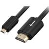 Sharkoon Cavo Sharkoon Hdmi -> micro Hdmi 4K 1,5m nero [4044951017973]