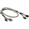 Inline Cavo InLine USB 2.0 estensione interna, 2x30cm [33440C]