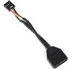 Silverstone Cavo Silverstone USB 3.0 interno a USB 2.0 interno, M/F 10cm