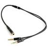 Gembird Cavo Gembird 3.5mm 4-pin socket a 2x 3.5mm stereo plug adapter [CCA-418M]