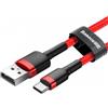 Baseus Cavo Baseus USB tipo C, 2m, rosso-nero [CATKLF-C09]