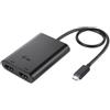 iTec Adattatrore iTec USB-C dual HDMI Video 2x HDMI 4K compatible con Thunderbolt 3 [C31DUAL4KHDMI]