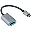 iTec Adattatore iTec USB-C a Display Port Metal 60Hz 4K Ultra HD [C31METALDP60HZ]