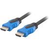 Lanberg Cavo Lanberg HDMI M/M V2.0 4K 15M nero [CA-HDMI-20CU-0150-BK]