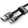 Baseus Cavo Baseus (USB 2.0 - USB type C ; 2 m; grigio-nero) [CATKLF-CG1]