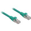 Sharkoon Cavo di rete Sharkoon RJ45 CAT.6a SFTP LSOH 0,50m Verde [4044951018574]