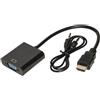 Link Adattatore Link HDMI A M a VGA F con Jack 3,5mm [LKADAT10]