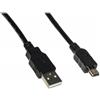 Link Cavo Link USB 2.0 Mini B 5 poli per ricaricca e trasmissione dati, 1,8m [LKCUSBM2]