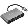 Techly Adattatore Techly USB-C Multiporta 8in1