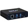 Digi International Inc. Adattatore Digi International Inc. Anywhere Usb 2 + Hub Usb 3.1 remoto 2 USBA Ethernet Nero [AW02-G300]