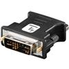 Techly Adattatore DVI Maschio/VGA Femmina Nero
