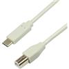 Logilink Cavo LogiLink USB 2.0 connection cable, USB-C male a USB-B male, 2m [CU0161]
