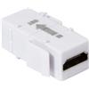 Logilink Accoppiatore Keystone HDMI con Ripetitore Bianco