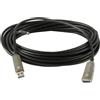 Techly Cavo Techly USB 3.0 SuperSpeed AOC in Fibra Ottica USB A M/F 10m Nero