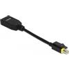 Delock Adattatore Delock Mini DP 1.4 a DP Nero [65978]