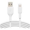 Belkin Cavo Belkin ric./sinc. Lightning 1m, PVC, bianco cert. mfi [CAA001bt1MWH]
