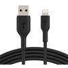 Belkin Cavo Belkin ric./sinc. Lightning 1m, PVC, nero, cert. mfi [CAA001bt1MBK]