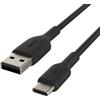 Belkin Cavo Belkin USB-C/USB-A cavo 3m PVC, nero [CAB001BT3MBK]