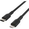 Belkin Cavo Belkin Lightning/USB-C 1m PVC, cert. mfi., bianco [CAA003BT1MWH]