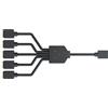 Cooler master Cavo splitter Cooler Master 1 to 5 ARGB [MFX-AWHN-1NNN5-R1]