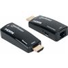 Manhattan Extender HDMI Manhattan 207539 Over Ethernet 1080p Compatto Nero