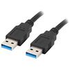 Lanberg Cavo usb Lanberg USB-A M/M 3.0 1.0m nero