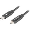 Lanberg Cavo usb Lanberg USB 2.0 Tipo CA-CMCM-40CU-0018 nero [AKLAGKU00000102]