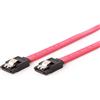 Gembird Cavo sata Gembird CC-SATAM-DATA-0.3M Serial ATA III 30 cm , metal clips, Rosso