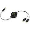 RETRAK Cavo jack Retrak 3.5mm Nero [EUCABLESPLIT]