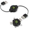 RETRAK Cavo Retrak USB con Multi Adattore Intercambiabile [EUCABLESTAR]