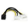 Startech.com Adattatore Startech.com LP4 a PCI 8pin [LP4PCIEX8ADP]