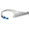 Startech.com Adattatore Startech.com Usb A a 4 Porte [USBPLATE4]