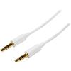 Startech.com Cavo Audio Startech.com Stereo Slim da 3.5mm [MU2MMMSWH]