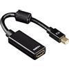 Hama Adattatore video Hama Mini DisplayPort M/ Hdmi F Ultra HD 4K, nero