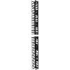 Apc Kit gestione cavi Apc- rack - nero - 42U (pacchetto di 2) - per NetShelter SX [AR7580A]