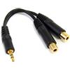Startech.com Cavo splitter Startech.com 15cm 3.5mm [MUY1MFF]