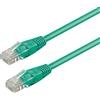 WP EUROPE Cavo di rete Patch Wp Europe Cat.6 PVC 3m Verde [WPC-PAT-6U030G]