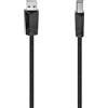 Hama Cavo USB Hama AM/BM USB 2.0 Tipo A/B 3m Nero