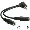 Itb Cavo audio Itb Altoparlante + Microfono 15cm Nero [RO11.09.4441]