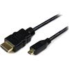 Startech.com Cavo HDMI StarTech.com ad alta velocita Ethernet 50cm Nero [HDADMM50CM]