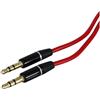 NUOVA VIDEOSUONO Cavo Nuova Videosuono 1,4 m 3.5mm Nero e Rosso